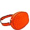 Stylish Quilted Pattern Round Fanny Pack CTJY0014-MH