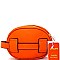 Stylish Quilted Pattern Round Fanny Pack CTJY0014-MH