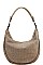 CLASSY SMOOTH TEXTURED PU LEATHER DESIGNER FASHION HOBO BAG JYCTMC-0005