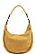 CLASSY SMOOTH TEXTURED PU LEATHER DESIGNER FASHION HOBO BAG JYCTMC-0005