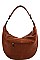 CLASSY SMOOTH TEXTURED PU LEATHER DESIGNER FASHION HOBO BAG JYCTMC-0005