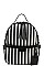 STRIPED DESIGNER CANVAS DARLING BACKPACK JY-CTMC-0006