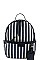 STRIPED DESIGNER CANVAS DARLING BACKPACK JY-CTMC-0006