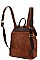 CLASSY SMOOTH TEXTURED PU LEATHER STYLISH PRINCESS BACKPACK JYCTUS-0003