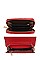 2IN1 FASHION QUILTED V DESIGN CROSSBODY BAG WALLET SET