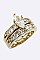 Cubic Zirconia Double Ring LACW1503