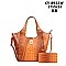 2 In 1 Croc Quality Shoulder Bag with Wallet