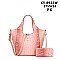 2 In 1 Croc Quality Shoulder Bag with Wallet