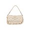 Boho Chic Crochet Fringe Flap Messenger Crossbody Bag