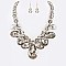 Iconic Crystal Floral Necklace Set LA-GNE2055
