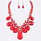 Iconic Crystal Floral Necklace Set LA-GNE2055
