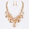 Iconic Crystal Floral Necklace Set LA-GNE2055