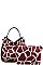 2 IN 1 ANIMAL PATTERN DOUBLE STRAP SATCHEL BAG