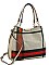 ELEGANT CHECKERED SATCHEL WITH LONG STRAP JYD-0482