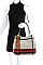 ELEGANT CHECKERED SATCHEL WITH LONG STRAP JYD-0482