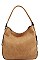 STYLISH SMOOTH TEXTURED PU LEATHER MODERN FASHION HOBO BAG JYD-0489