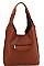 2 IN 1 DOUBLE STRAP HOBO BAG WITH LONG STRAP