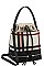 CHECK BUCKET SHOULDER BAG