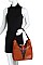 LONG STRAPPED RHINESTONE INSECT HOBO BAG