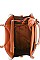 OVAL SIDE CROCO TEXTURED TASSEL SATCHEL WITH LONG STRAP