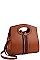 2IN1 STYLISH TRENDY STRAP SATCHEL BAG WITH MATCHING WALLET