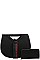 2IN1 DESIGNER STYLISH CONVERTIBLE SATCHEL WITH MATCHING WALLET