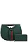 2IN1 DESIGNER STYLISH CONVERTIBLE SATCHEL WITH MATCHING WALLET