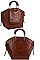 2IN1 FASHION STYLISH CROCO TEXTURED SATCHEL WITH MATCHING WALLET