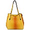 Crocodile Multi Compartment Satchel