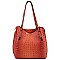 Crocodile Multi Compartment Satchel