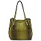 Crocodile Multi Compartment Satchel