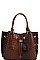 CROCO SATCHEL WITH LONG STRAP