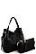 2IN1 TRENDY STYLISH SATCHEL WITH LONG STRAP