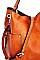 2IN1 TRENDY STYLISH SATCHEL WITH LONG STRAP