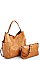 2IN1 TRENDY STYLISH SATCHEL WITH LONG STRAP