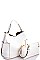 2IN1 TRENDY STYLISH SATCHEL WITH LONG STRAP