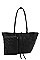 2 IN 1 TRENDY TOTE BAG & CLUTCH SET