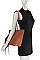 2 IN 1 TRENDY TOTE BAG & CLUTCH SET