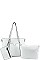 3IN1 CHIC MODERN TOTE BAG SET WITH LONG STRAP