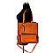 D0339-LP Tall 2 in 1 Tote with Leashed Pouch