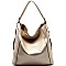 D0355-LP Double Side Zipper Tall Hobo