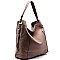 D0355-LP Double Side Zipper Tall Hobo