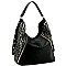 EXTENDABLE LEOPARD PRINT STRAP HOBO