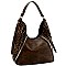 EXTENDABLE LEOPARD PRINT STRAP HOBO