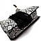 SNAKE PRINT FRINGE ACCENT TWO-WAY SATCHEL