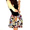 2 in 1 Pop Art Magazine Print Side Pocket Hobo Bag