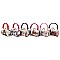Pack of 12 Adorable Dogs Design Coin Purse