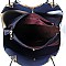 Stylish Color Block 3-Compartment Tote Wallet SET MH-DB800W