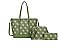 3-in-1 CLASSIC Monogram D  Tote, Messenger Bag and Wallet Set
