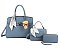  Large Size Satchel Set With Teddy Bear
